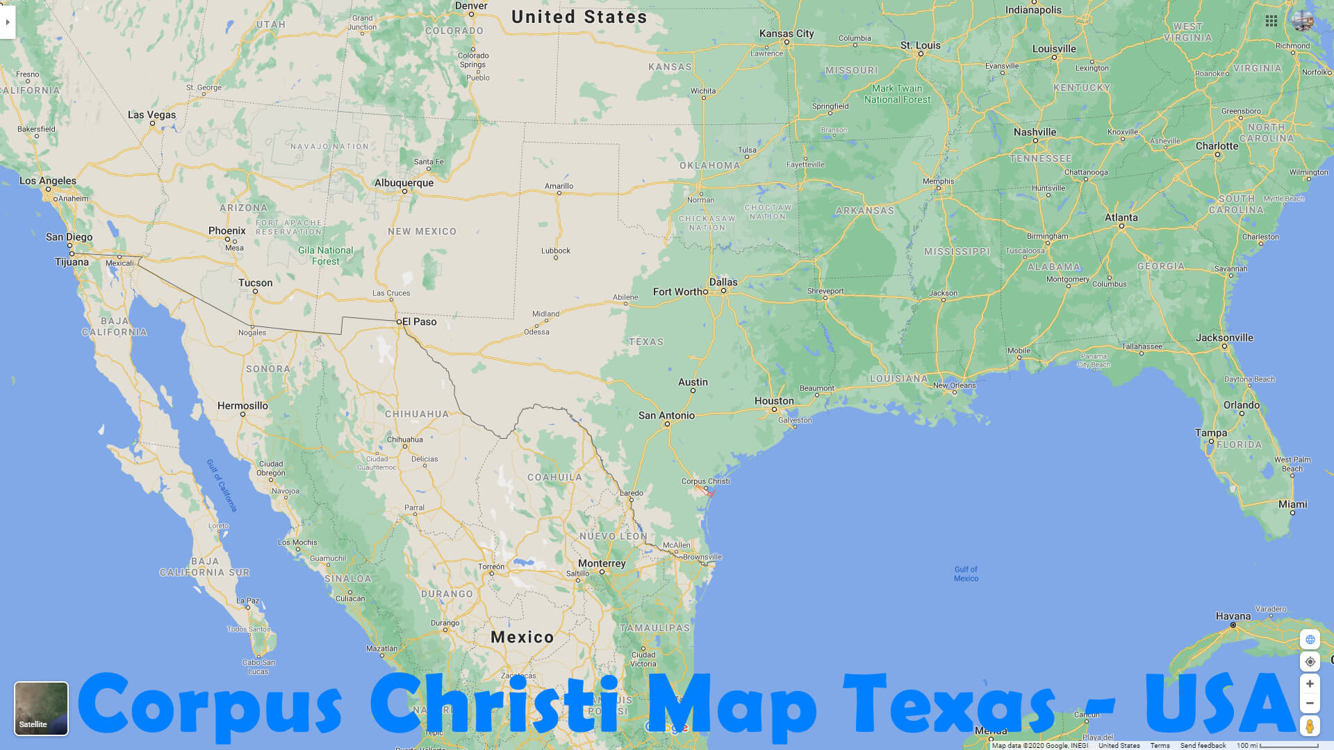 Corpus Christi Carte Texas   EUA